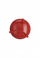 Расширительный бак для отопления Wester WRV1500, 1500 л, красный, вертикальный, напольный на ножках 