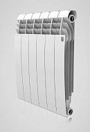 Биметаллический дизайн радиатор Royal Thermo BiLiner 500 Bianco Traffico (белый) - 12 секций, боковое подключение 