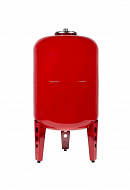 Расширительный бак для отопления Джилекс В 100, 100 литров, красный, вертикальный на ножках 