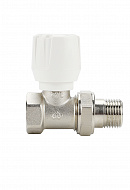 Радиаторный клапан (вентиль) ручной регулировки Varmega VM10101, 1/2" ВР-НР, прямой 