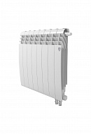 *Биметаллический радиатор Royal Thermo BiLiner 350 Bianco Traffico (белый) VDR - 8 секций, нижнее правое подключение 