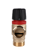 Термостатический смесительный клапан Rommer RVM-0132-166025 НР 1", Kvs 1.6, PN5, 35-60°C 