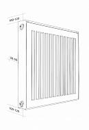 Стальной панельный радиатор Royal Thermo Compact 11/300/800, боковое подключение 