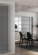 Стальной трубчатый радиатор Zehnder Charleston 3180/12 №1270 TechnoLine 3/4", боковой, прозрачный лак, без крепления 