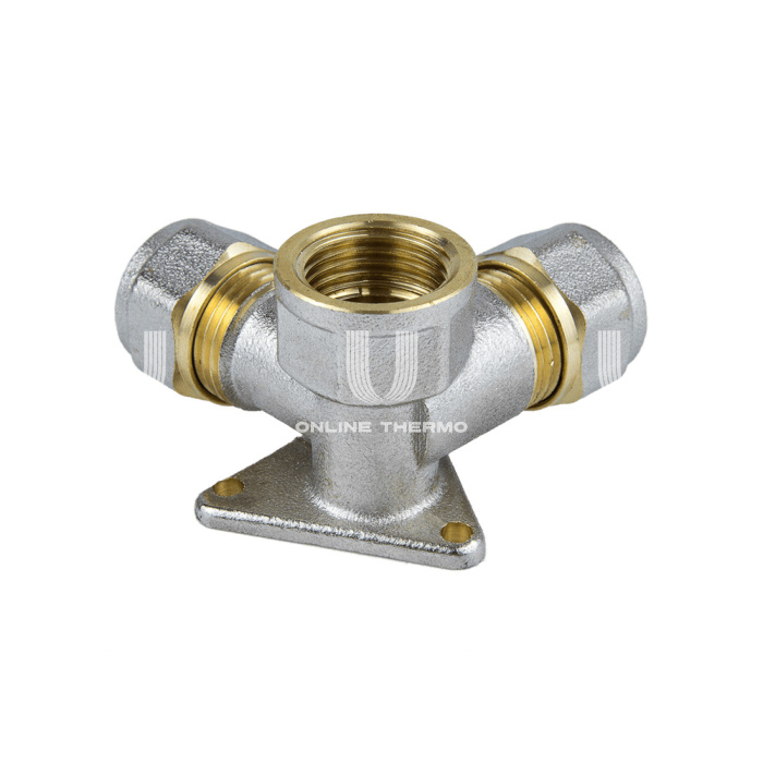 Угольник настенный (водорозетка) Aquasfera 7010-01, 1/2"×16 мм, компрессионный 