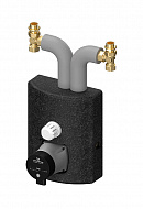 Насосная группа Meibes Thermix M27409.3, смесительная с термоголовкой, DN20 (3-4"), с насосом Grundfos Alpha2 15-60, подача слева 