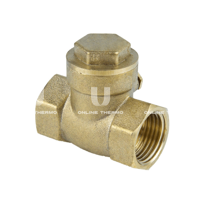 Горизонтальный обратный клапан Aquasfera 3003-03 ВР 1", с латунным диском 