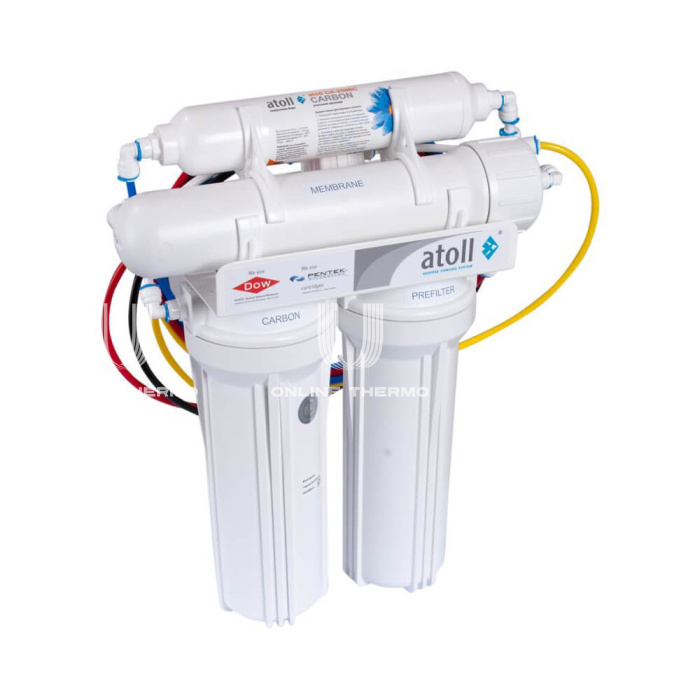 Система обратного осмоса Atoll ATEFDR005 A-450 STD/A-460E, 4 ступени, 120 л/сутки 