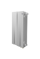 Биметаллический дизайн-радиатор Royal Thermo PianoForte 500 VR80, белый - 4 секции, нижнее подключение 