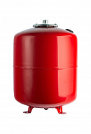 Расширительный бак для отопления Stout STH-0006-000100, 100 л, красный вертикальный, на ножках 