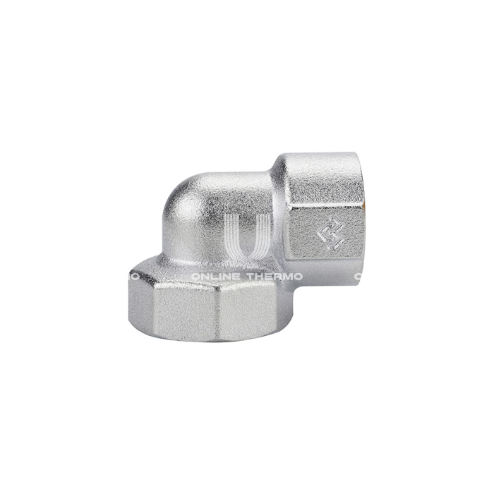 Угол переходной Varmega VM09822, ВР-ВР, 1" х 1/2", хромированный 