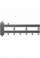 Балансировочный коллектор Gidruss (Гидрусс) BMSS-40-4D, компактный, до 40 кВт, нержавеющая сталь 