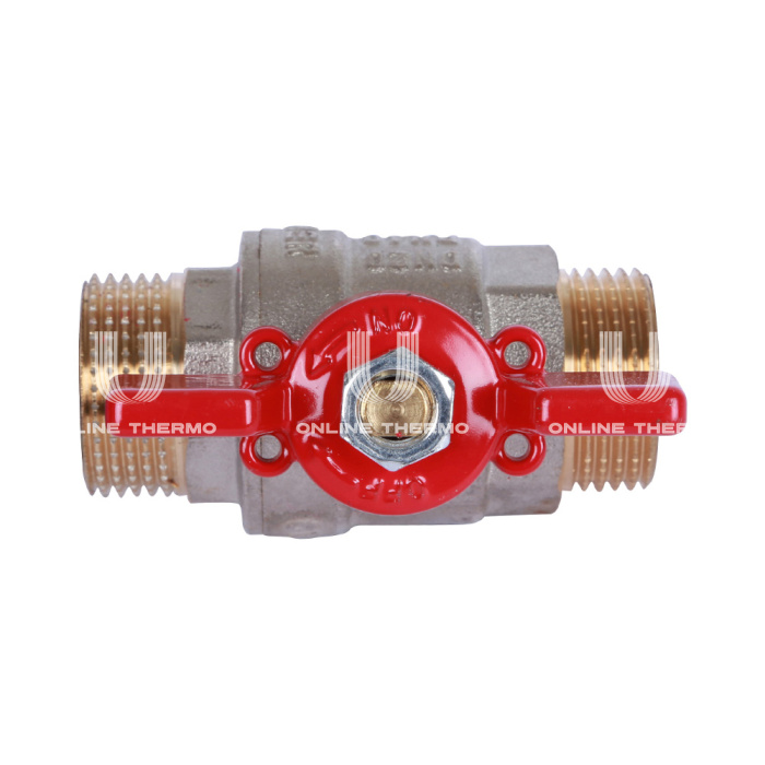 Кран шаровый Rommer RBV-0007-0410220, 3/4" НР-НР, стандартный, ручка-бабочка 