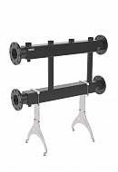 Модульный распределительный коллектор Gidruss (Гидрусс) MK-1000-2x50 DN100, фланец, до 1000 кВт, конструкционная сталь 