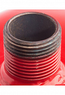 Расширительный бак для отопления Stout STH-0005-000035, 35 л, красный вертикальный, на ножках 
