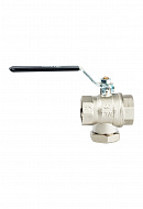 Кран шаровой Stout с фильтром 1" 1/4 