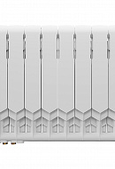 Биметаллический радиатор Royal Thermo Vittoria Super 500 2.0 VDR80 - 8 секций, нижнее правое подключение, 80 мм 