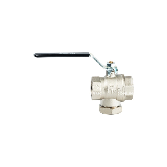 Кран шаровой Stout с фильтром 1" 1/4 