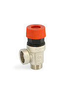 Клапан предохранительный (сбросной) Uni-Fitt 242N6022 1/2" ВР-НР, 6 бар, мембранный, никелированный 