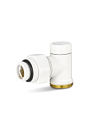 Узел нижнего подключения одинарный Varmega VMDV22-100415, 1/2"×3/4"EK НР, угловой, белый 