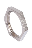 Контргайка без упора SantechSystems ВР 3/4", никелированная 