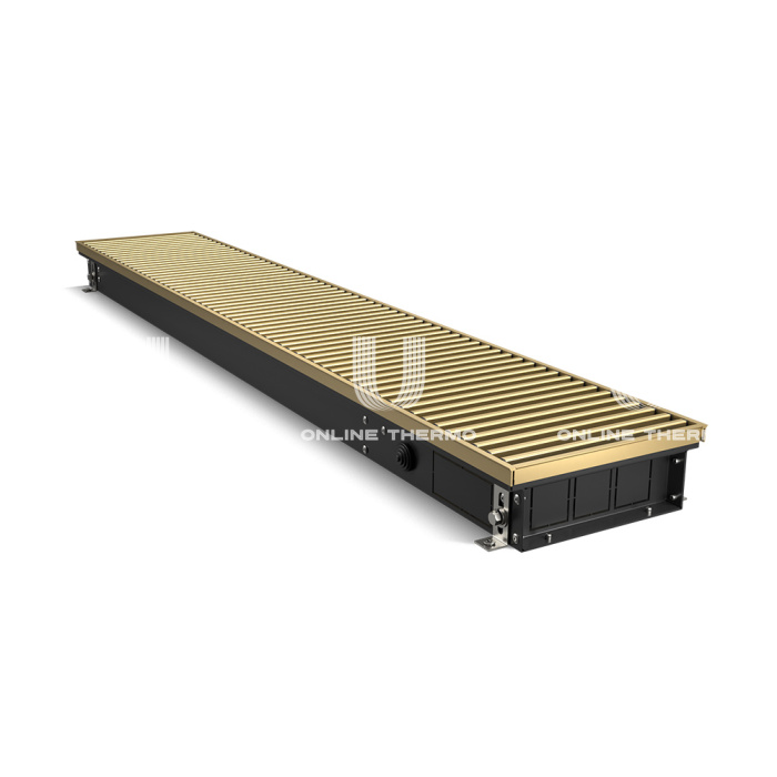 Конвектор внутрипольный Royal Thermo ATRIUM RT-A-75/200/800-DG-U-AU, с естественной конвекцией, без вентилятора 