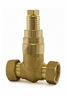 Перепускной прямой клапан Meibes M69070.5 НГ-НГ 3/4", диапазон регулирования 0.1-0.5 бар, с накидными гайками, для групп 8 поколения 