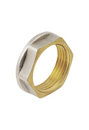Контргайка с упором Aquasfera 9034-01 ВР 1/2", никелированная 