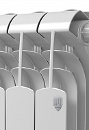Биметаллический радиатор Royal Thermo Vittoria Super 500 2.0, белый - 4 секции, боковое подключение 