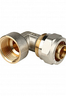 Угольник (угол) с внутренней резьбой Stout SFS-0007-000126 1"x26, никелированный, компрессионный 