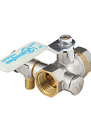 Кран шаровый Aquasfera Standard 1112-01, ВР 1/2", полнопроходной, ручка-рычаг 