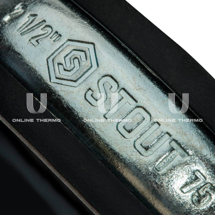 Хомут для труб Stout с гайкой 2 1/2" (75-80) 