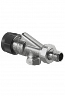 Термостатический клапан (терморегулятор) Oventrop 1181404, DN15, 1/2" ВР-НР, серия A, осевой, без преднастройки 