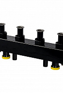 Балансировочный коллектор с гидравлическим разделителем Stout SDG-0018-004002 DN25, до 70 кВт, конструкционная сталь, с термоизоляцией 