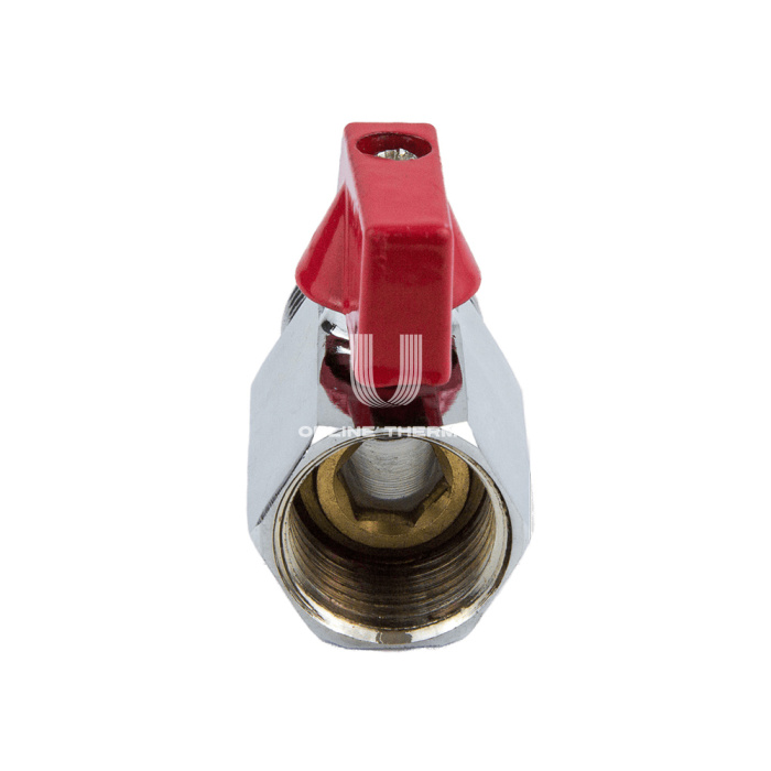 Кран шаровый мини Aquasfera 1032-01, ВР-НР 1/2", ручка-флажок 