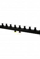 Модульный распределительный коллектор Stout SDG-0016-004005 DN25, до 70 кВт, конструкционная сталь, с термоизоляцией 
