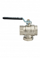 Кран шаровой Stout с фильтром 1" 