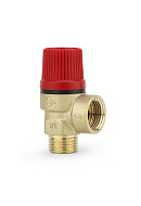 Клапан предохранительный (сбросной) Varmega VM16701 1/2" ВР-НР, 1.5 бар, мембранный, латунь 