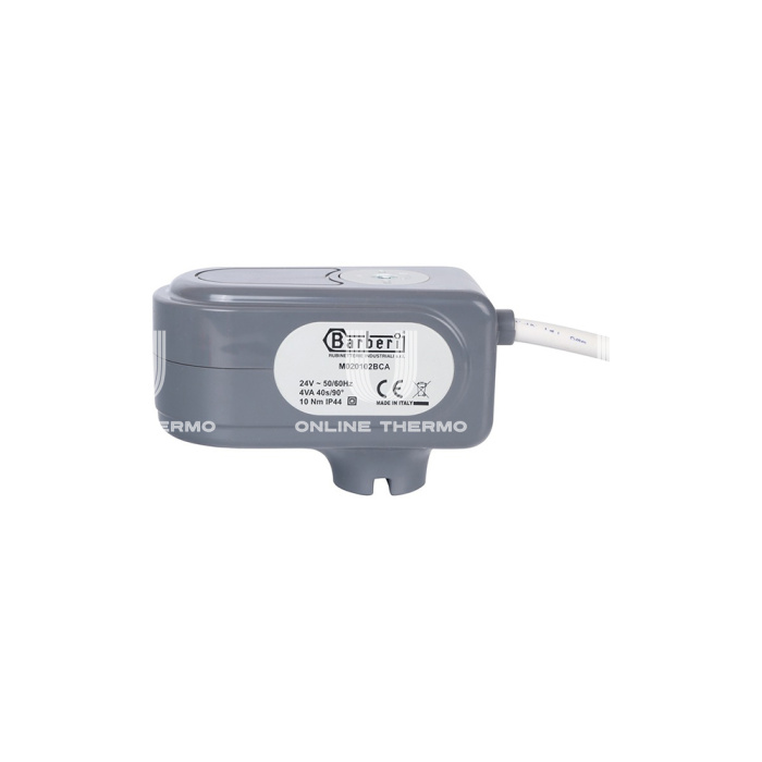 Сервопривод Stout SVM-0071-024004 для 2-ходовых шаровых зональных клапанов, 24 В, 90°, 40 сек, 1 м, 4 полюса 