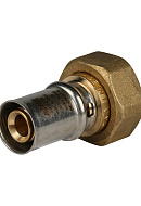 Муфта переходная (переходник) с накидной гайкой Stout SFP-0016-003416 3/4"х16, пресс-фитинг 