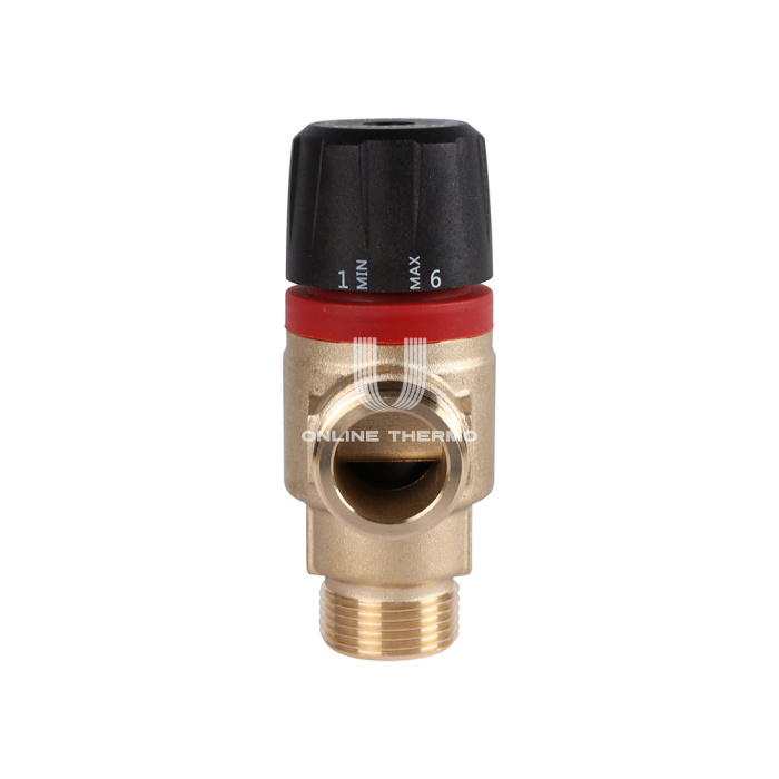 Термостатический смесительный клапан Rommer RVM-1121-186520 НР 3/4", Kvs 1.8, PN5, 30-65°C 