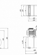 Насосная станция (насос-автомат) Джилекс Джамбо 4022 60-35 Н-24, корпус из нержавеющей стали, бак 24 л 