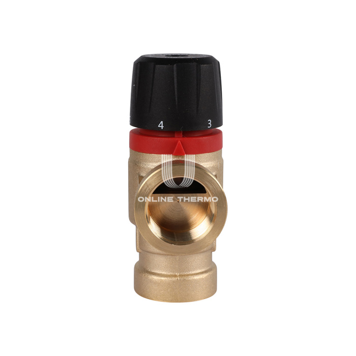 Термостатический смесительный клапан Rommer RVM-0111-164320 ВР 3/4", Kvs 1.6, PN5, 20-43°C 
