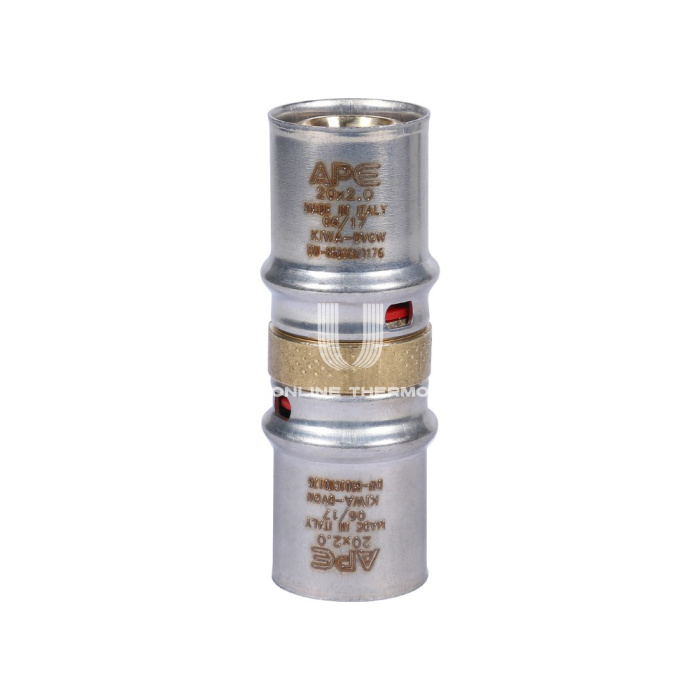 Муфта соединительная равнопроходная Stout SFP-0003-002020, 20 мм, пресс-фитинг 