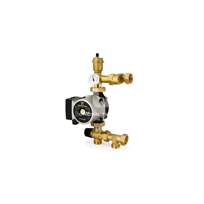 Насосно-смесительный узел Uni-fitt Solomix X 473G0800, с насосом Grundfos UPSO 25-65 130 
