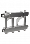 Модульный распределительный коллектор Gidruss (Гидрусс) MKSS-250-2x32, до 250 кВт, нержавеющая сталь 