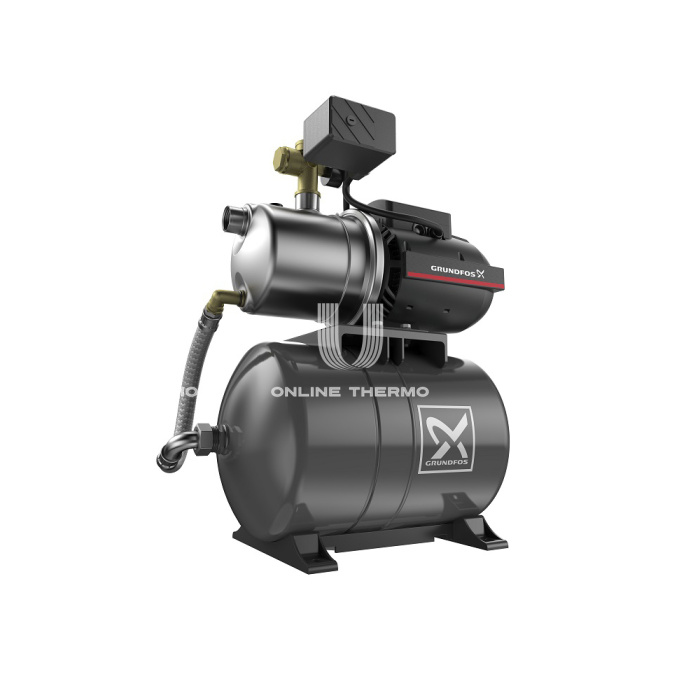 Самовсасывающая насосная установка Grundfos JP 3-42 PT-H 99463874, бак 20 л 