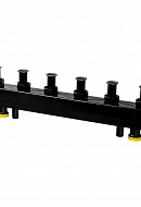 Балансировочный коллектор с гидравлическим разделителем Stout SDG-0018-004003 DN25, до 70 кВт, конструкционная сталь, с термоизоляцией 