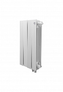Биметаллический дизайн радиатор Royal Thermo PianoForte 500 Bianco Traffico (белый) VDR80 - 4 секции, нижнее правое подключение, 80мм 