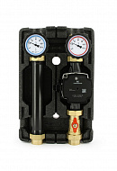 Насосная группа Uni-fitt 490H2500, прямая, DN 25 (1"), с насосом Grundfos UPM3 Hybrid 25-70 180 
